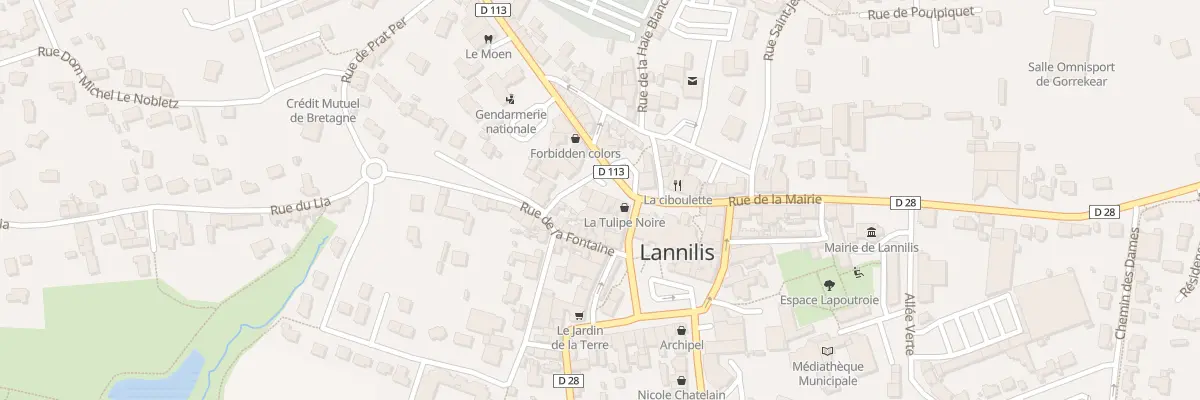 Plan du 6 Pl de l’Église à Lannilis