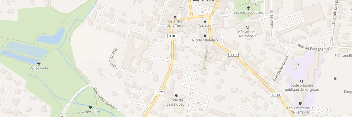 Plan du 14B Rue du Couvent à Lannilis