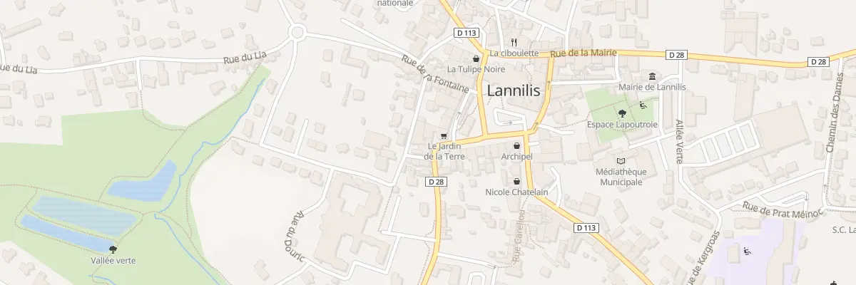 Plan du 3 Rue du Couvent à Lannilis