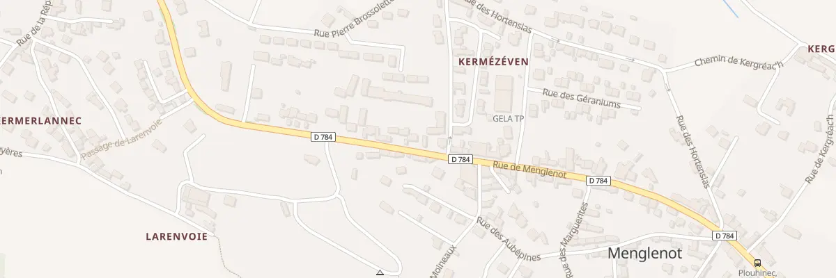 Plan du 50 Rue de Menglenot à Plouhinec