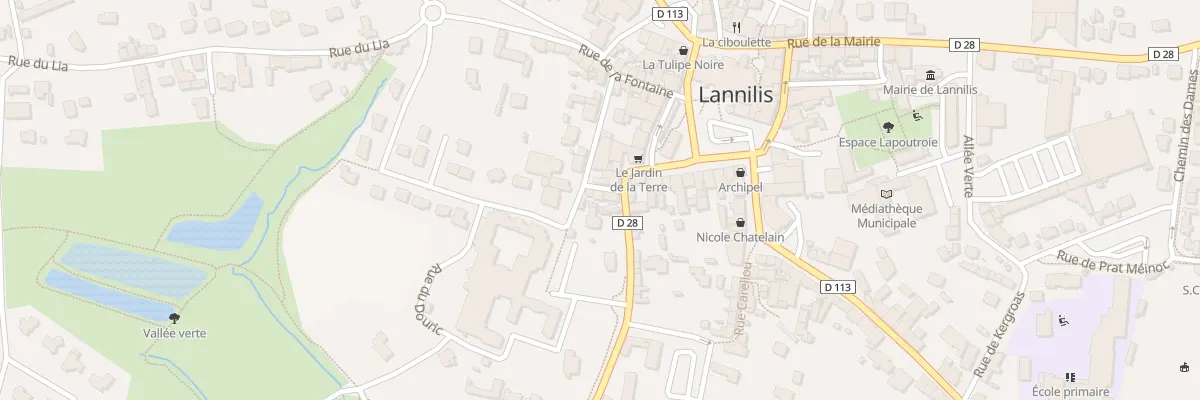 Plan du 4 Rue Traverse à Lannilis