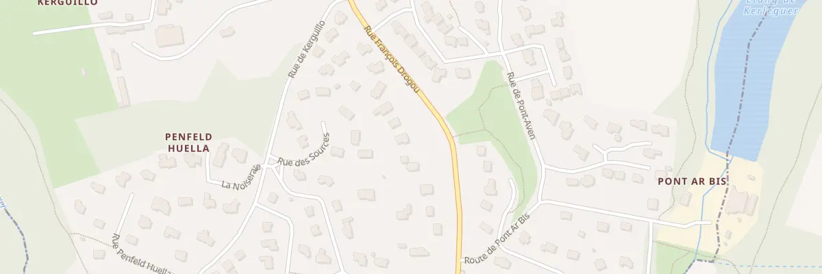 Plan du 46 Rue François Drogou à Bohars