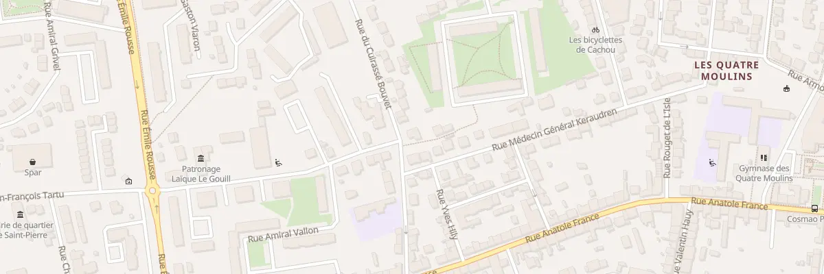 Plan du 15Q Rue du Cuirasse Bouvet à Brest