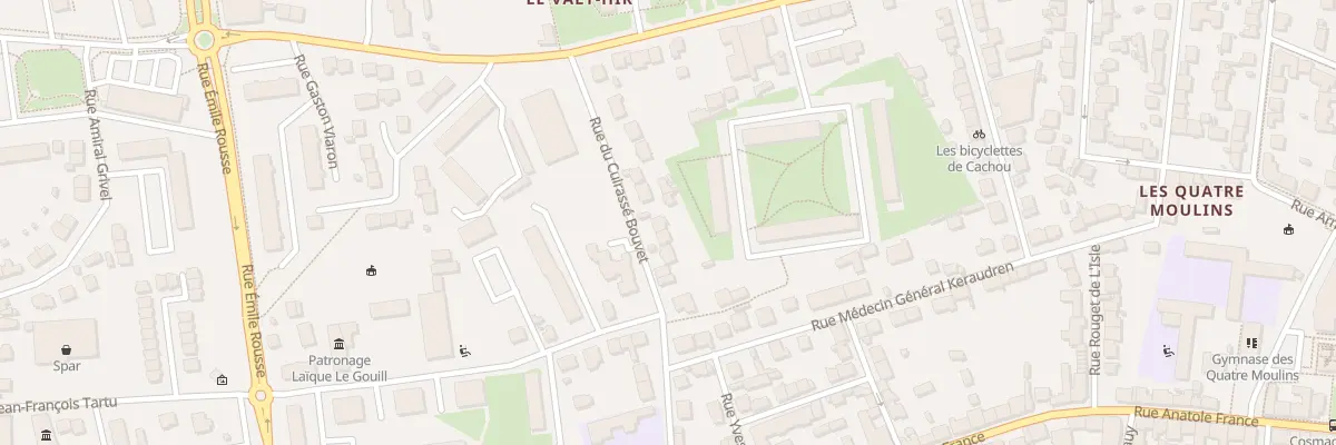 Plan du 21 Rue du Cuirasse Bouvet à Brest