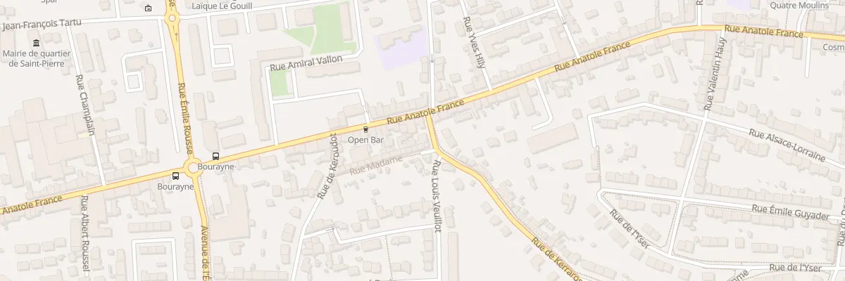 Plan du 3 Rue de Kerraros à Brest