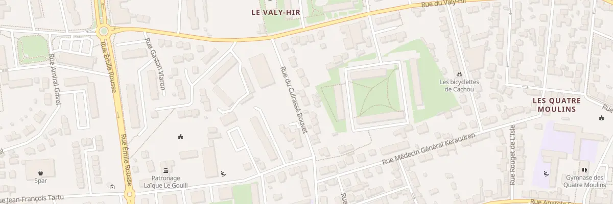 Plan du 25B Rue du Cuirasse Bouvet à Brest