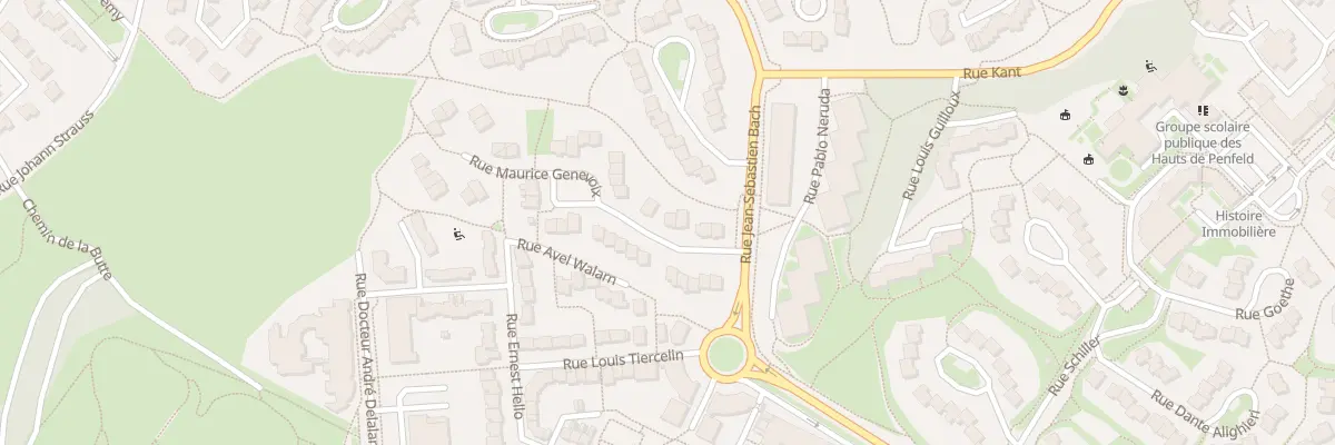 Plan du 4 Rue Maurice Genevoix à Brest