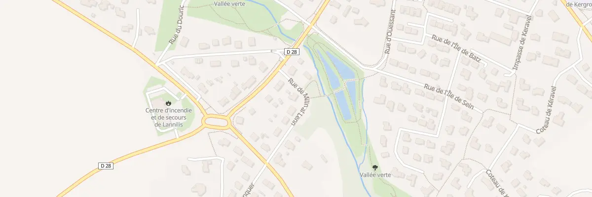 Plan du 3 Rue Milin al Lenn à Lannilis