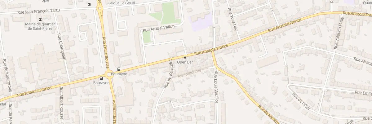 Plan du 81 Rue Anatole France à Brest