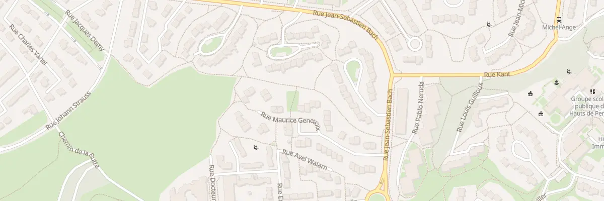Plan du 13 Rue Maurice Genevoix à Brest