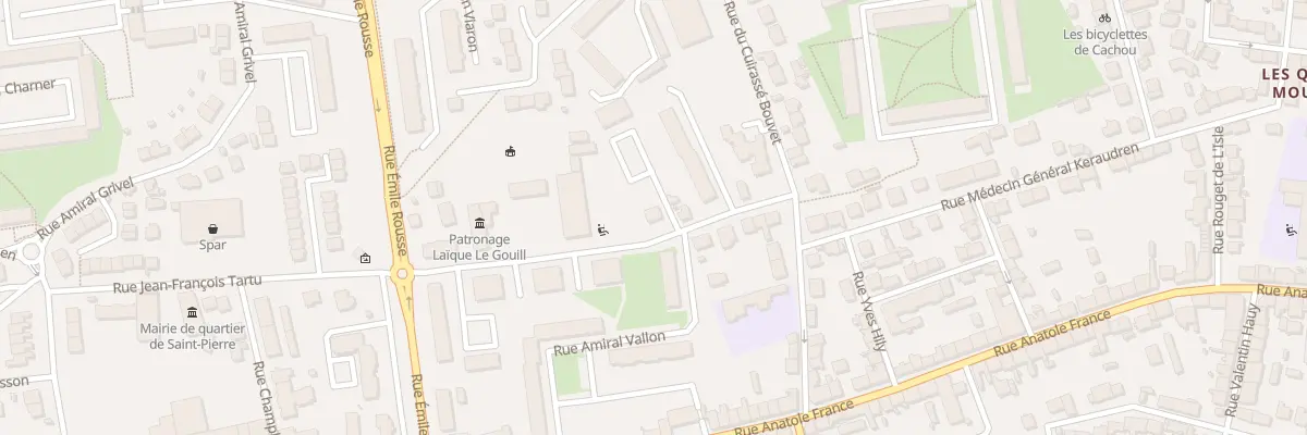 Plan du 11 Rue Jean-François Tartu à Brest