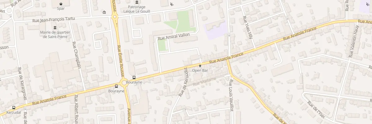 Plan du 70 Rue Anatole France à Brest