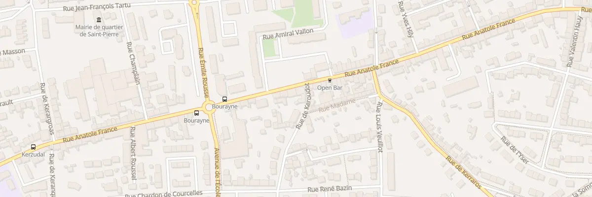 Plan du 69 Rue Anatole France à Brest