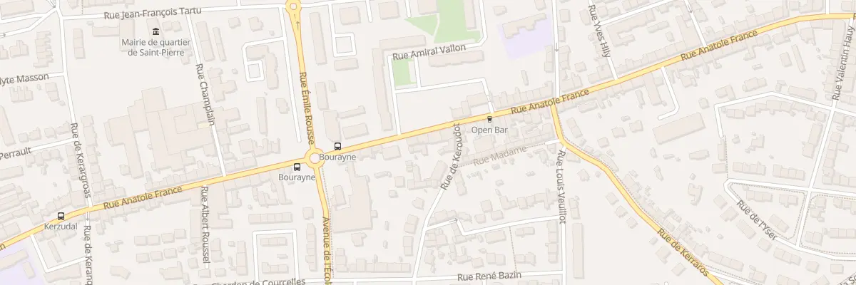 Plan du 67 Rue Anatole France à Brest