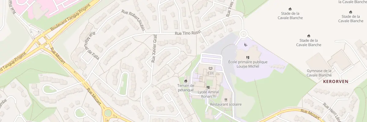 Plan du 24 Rue Elsa Triolet à Brest