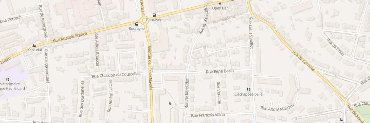 Plan du 16 Rue de Keroudot à Brest