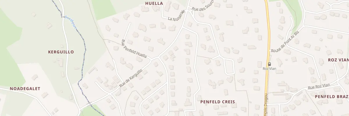 Plan du 17B Rue de Kerguillo à Bohars
