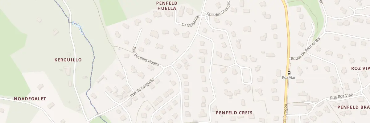 Plan du 17 Rue de Kerguillo à Bohars