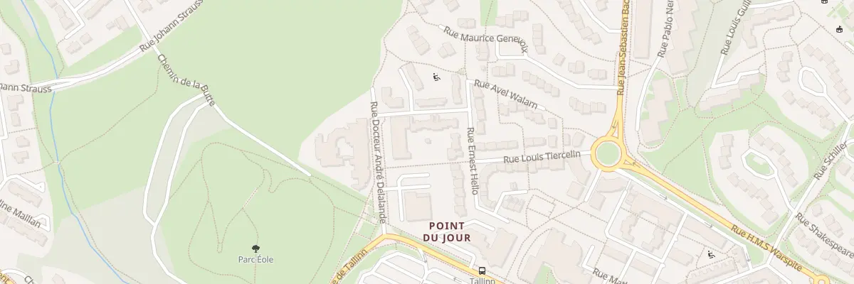 Plan du 3 Rue Doc Andre Delalande à Brest