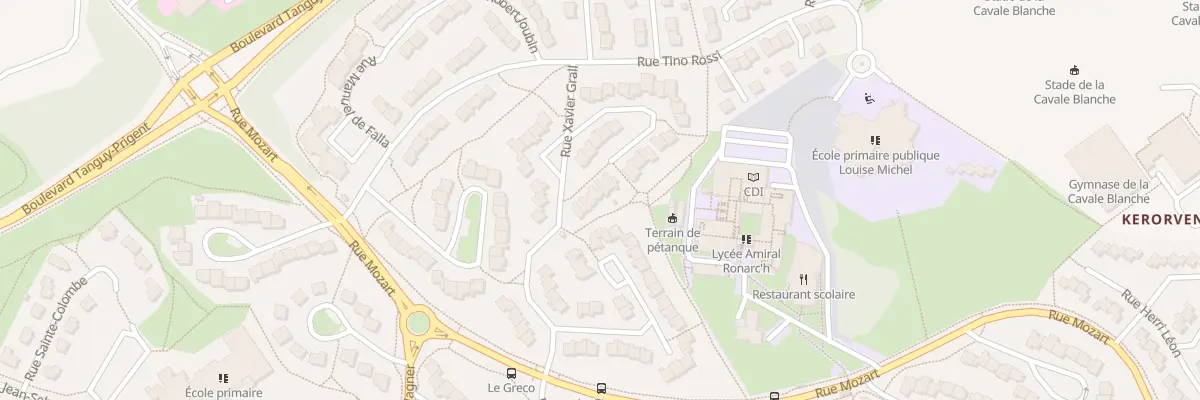 Plan du 32 Rue Elsa Triolet à Brest