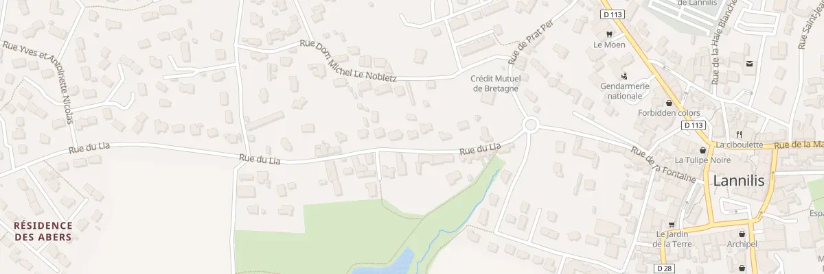 Plan du 11B Rue du Lia à Lannilis