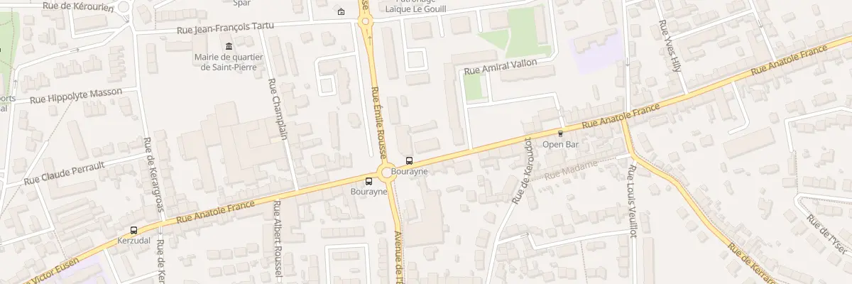 Plan du 50 Rue Anatole France à Brest
