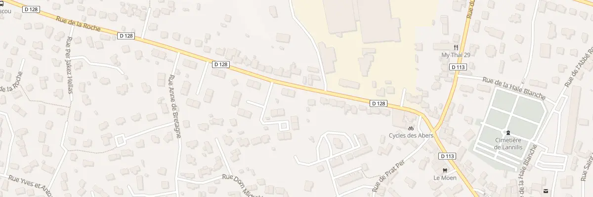 Plan du 30 Rue de la Roche à Lannilis