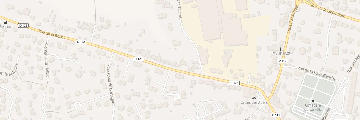 Plan du 17 Rue de la Roche à Lannilis