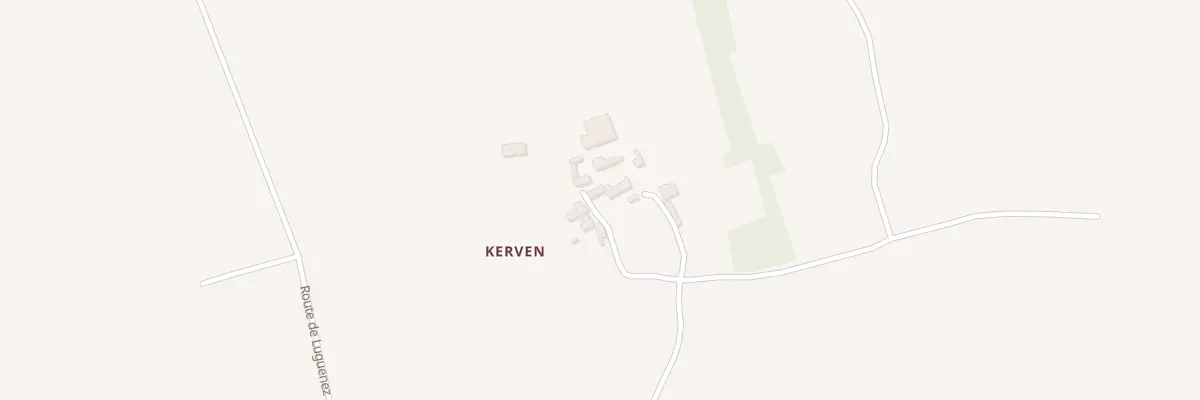 Plan du 106 Kerven à Beuzec-Cap-Sizun
