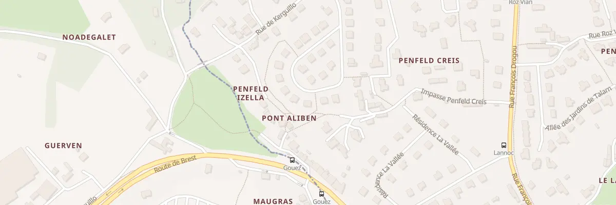 Plan du 22 Rue de Penfeld Izella à Bohars