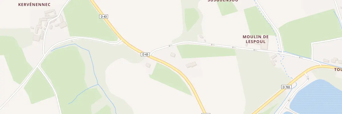 Plan du 638 Lespoul à Pont-Croix