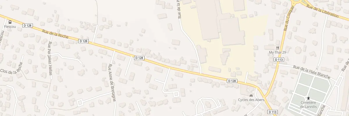 Plan du 19 Rue de la Roche à Lannilis