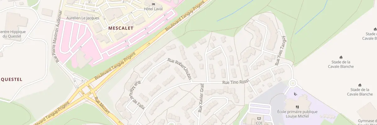 Plan du 7 Rue Robert Joubin à Brest