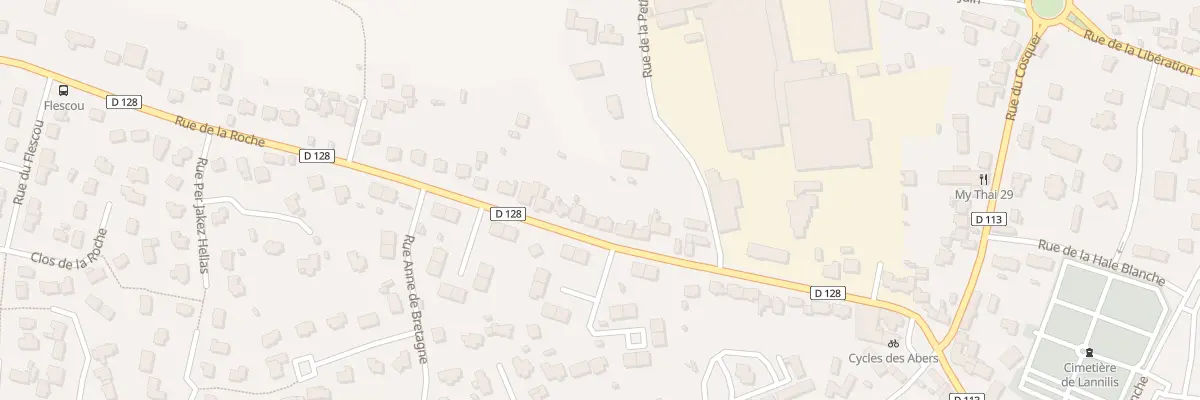 Plan du 23 Rue de la Roche à Lannilis