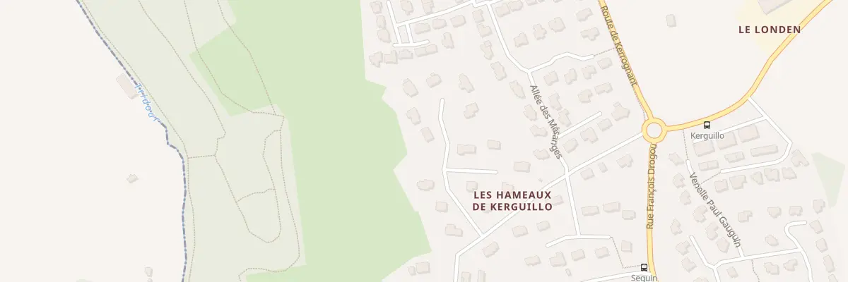 Plan du 23 Ham de Kerguillo à Bohars