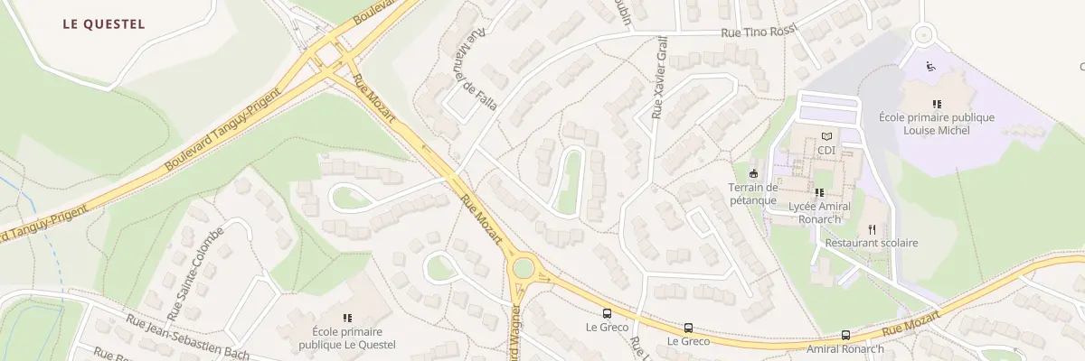 Plan du 22 Rue Léonard de Vinci à Brest