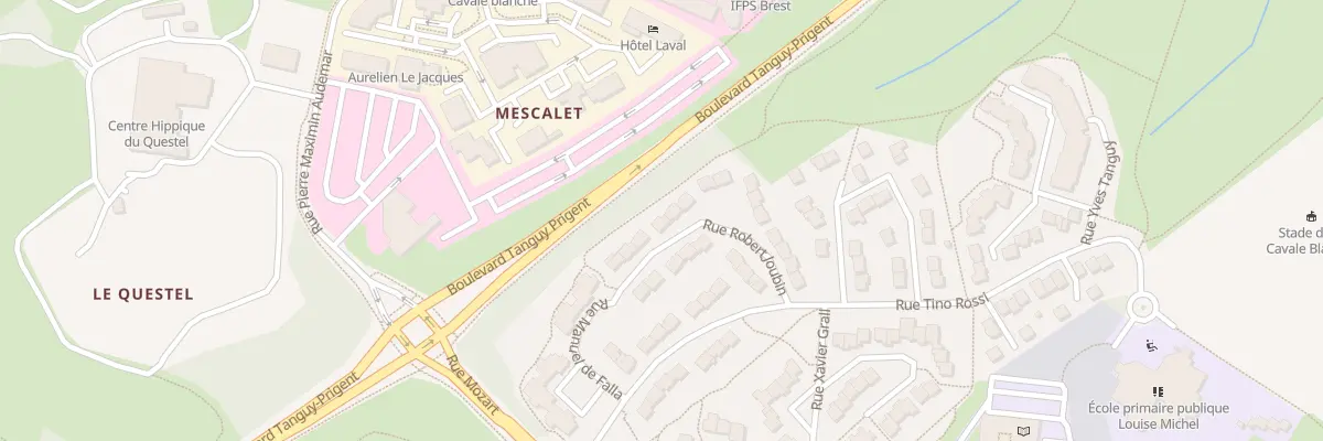 Plan du 23 Rue Robert Joubin à Brest