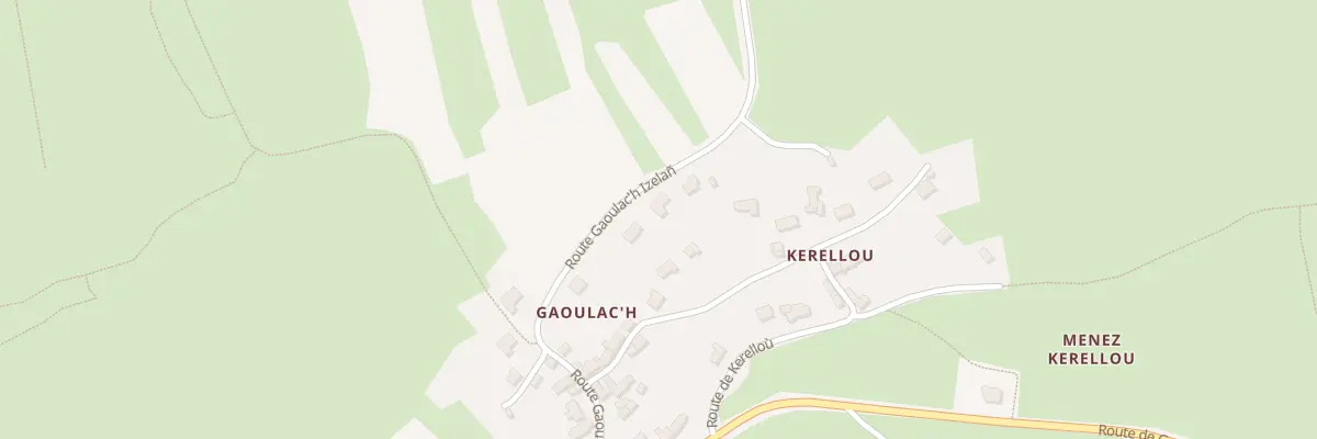 Plan du 23 Rte du lavoir de Gaoulac’h à Crozon