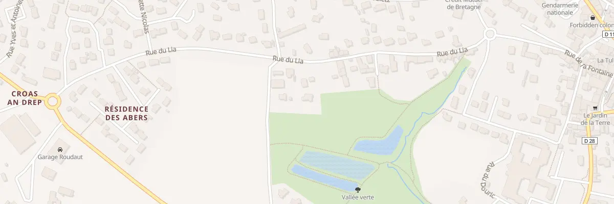 Plan du 26B Rue du Lia à Lannilis