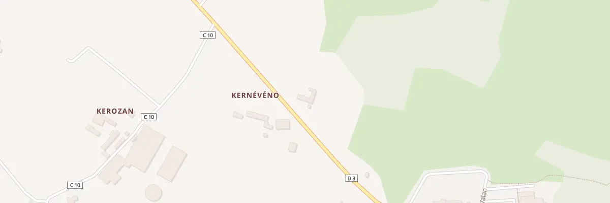 Plan du 90 Kerneveno à Bohars