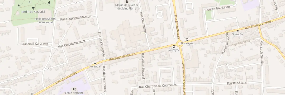 Plan du 24B Rue Anatole France à Brest