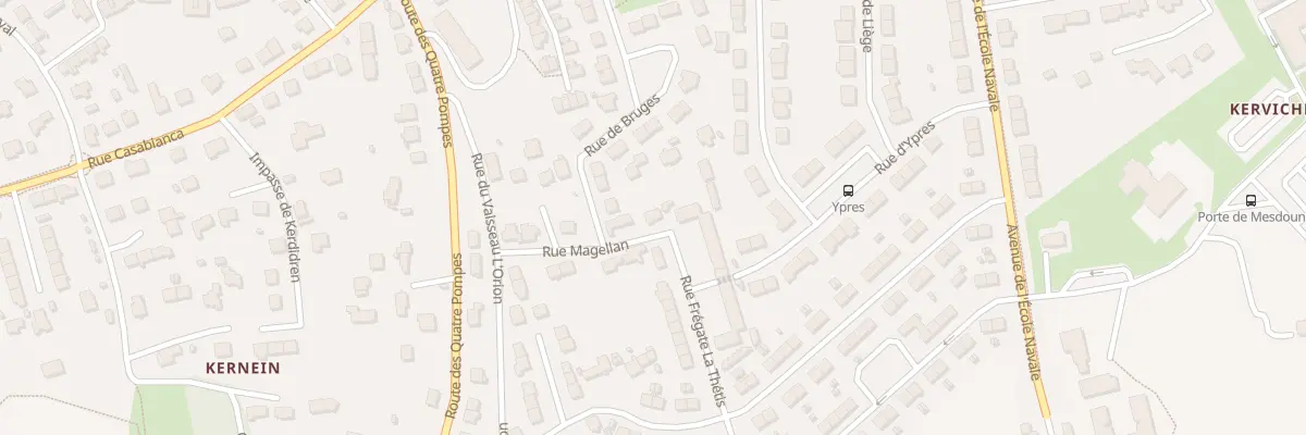 Plan du 24 Rue Magellan à Brest
