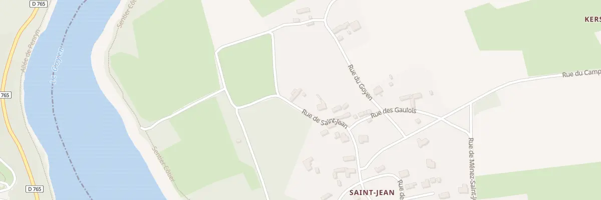 Plan du 26 Rue Saint Jean à Plouhinec
