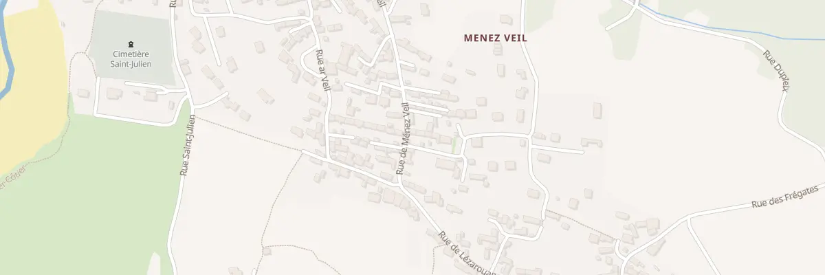 Plan du 29 Rue de Menez Veil à Plouhinec