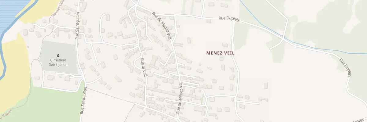 Plan du 13 Rue de Menez Veil à Plouhinec