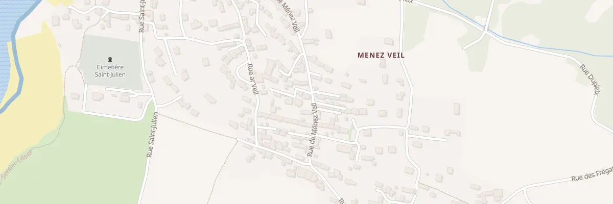 Plan du 42 Rue de Menez Veil à Plouhinec