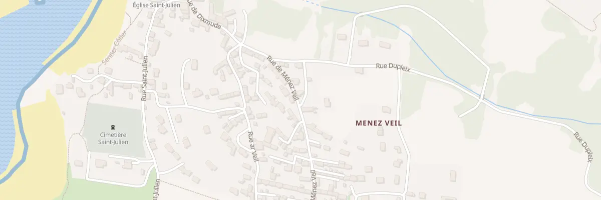 Plan du 7 Rue de Menez Veil à Plouhinec