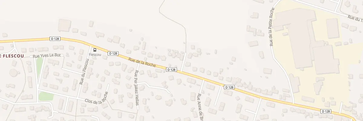 Plan du 47 Rue de la Roche à Lannilis