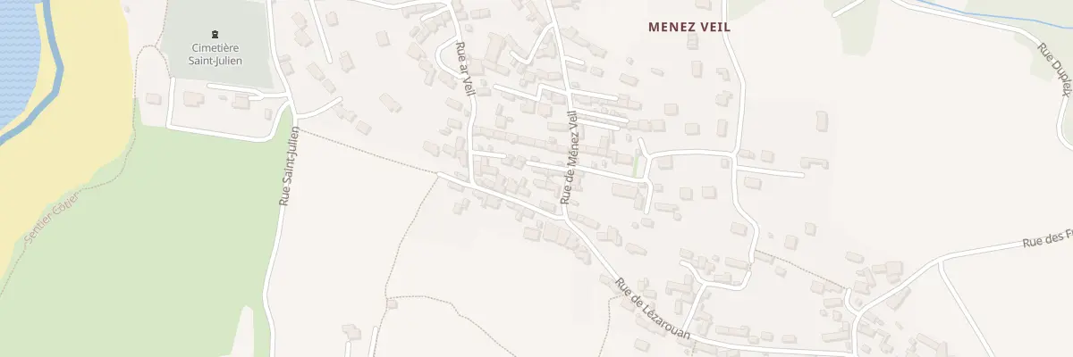 Plan du 1 Rue Jean Bart à Plouhinec