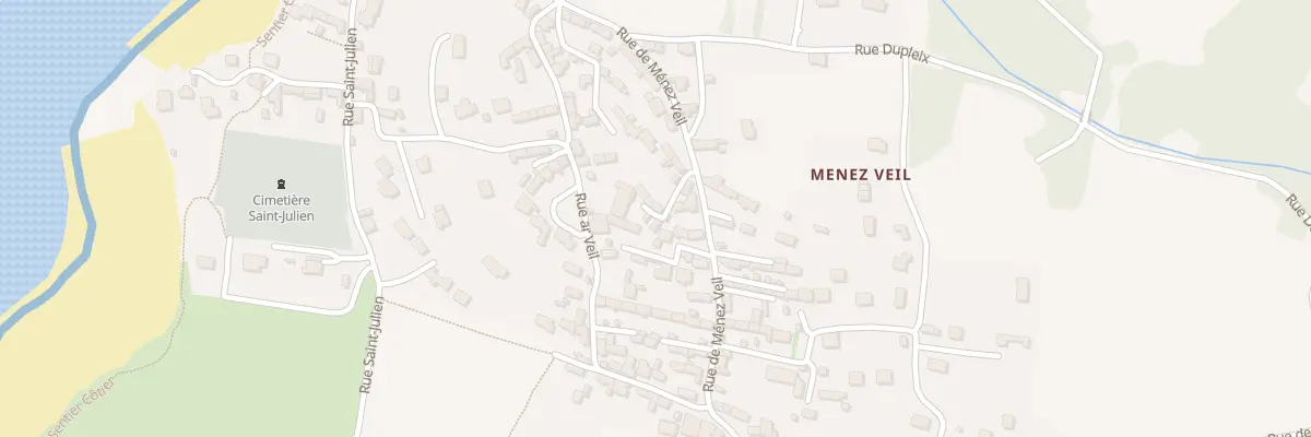Plan du 30 Rue de Menez Veil à Plouhinec